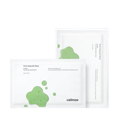 Two celimax noni ampoule masks on a white background