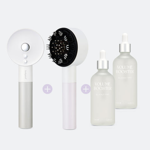 BodyAnd EMS Hair Booster Massager 2pcs + Scalp Ampoule 2pcs