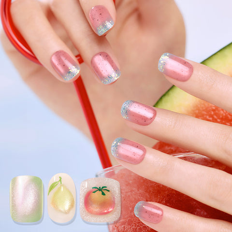 Dashing Diva Magic Press Hydrating Juicy Nail & Pedi 3pc Set (2+1)