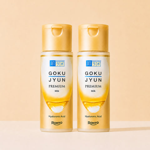 Hada Labo Gokujyun Premium Milk 140ml (2 Pack)