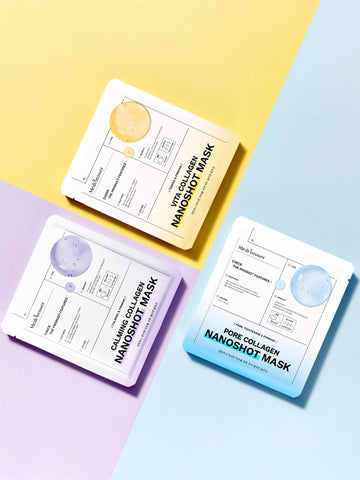 MediAnswer Nano Shot 3-Piece Set (Vita + Pore + Calming Collagen Nano Shot Masks 3sheets)