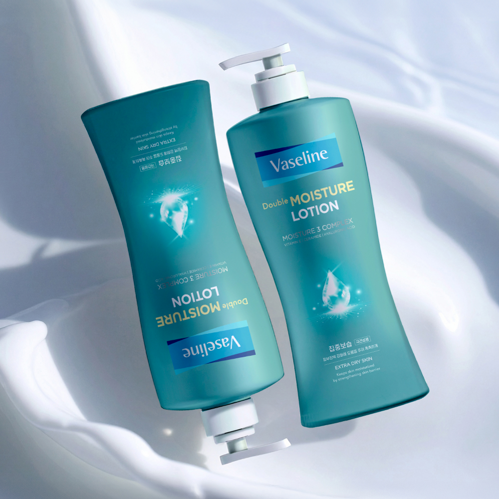 Vaseline Lotion Double Moisture 450ml (2 Pack)