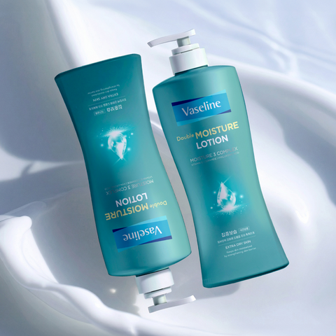 Vaseline Lotion Daily Moisture 450ml (2 Pack) + Lavender Soap 100g