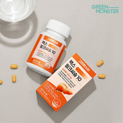 Green Monster Max Milk Thistle 10 90 Tablets x 3 (9-Month Supply) Silymarin