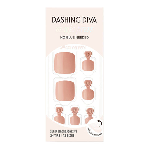 Dashing Diva Magic Press Pedicure Special Pink
