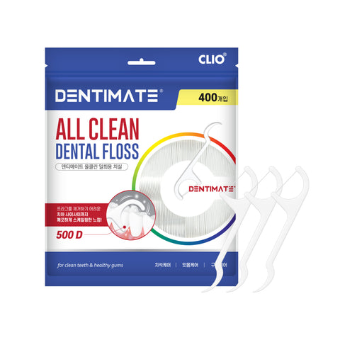 Clio Dentimate Disposable Floss Picks, 400 pcs