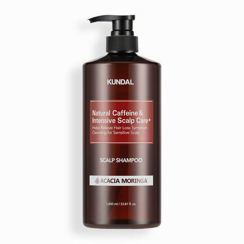 Kundal Caffeine Anti-Hair Loss Shampoo Acacia Moringa 1000ml