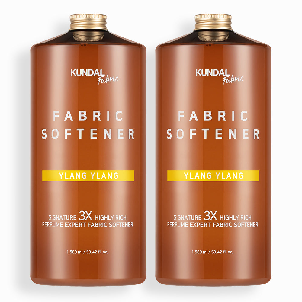 Kundal 3X Ultra-Concentrated Perfume Fabric Softener 2 Pack (Ylang Ylang) 1580ml