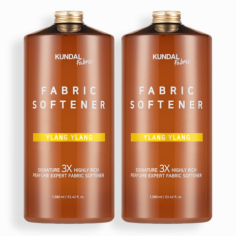 Kundal 3X Ultra-Concentrated Perfume Fabric Softener 2 Pack (Ylang Ylang) 1580ml