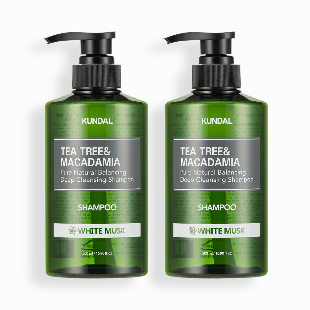 Kundal Deep Cleansing Oily Shampoo White Musk 500ml (2 Pack)