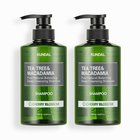 Kundal Deep Cleansing Oily Shampoo (Cherry Blossom) 500ml (2 Pack)