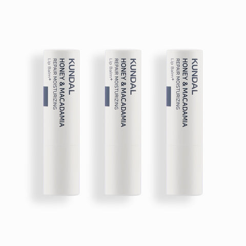 Kundal Repair Lip Balm Trio Set Unscented 3.6g