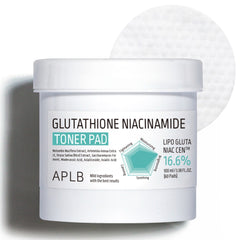 Toner pad container with label on a white background