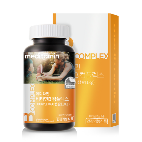 Meditamin Vitamin B Complex High-Dose Additive-Free Folic Acid Biotin Pantothenic Niacin 300ml (2 Pack)