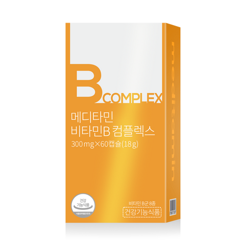 Meditamin Vitamin B Complex High-Dose Additive-Free Folic Acid Biotin Pantothenic Niacin 300ml (2 Pack)