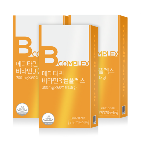 Meditamin Vitamin B Complex High-Dose Additive-Free Folic Acid Biotin Pantothenic Niacin 300ml (2 Pack)