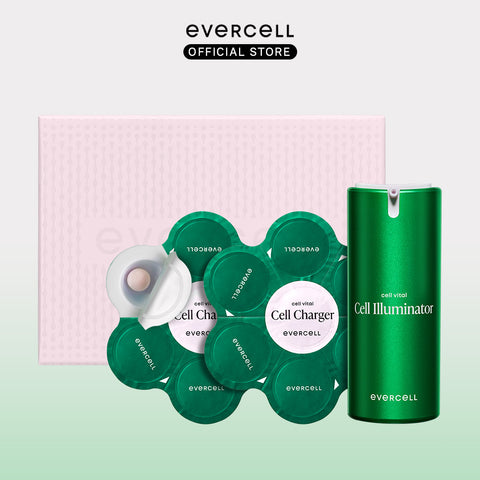 Evercell Vital Cell Illuminator 15ml + Charger 7 Capsules x2 (2-Week Program)