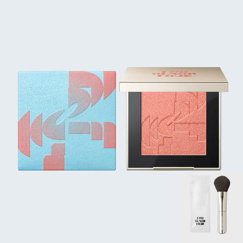 Two Slash Four All Over Face Blush (9 Colors) Peach Crush, 4.8g