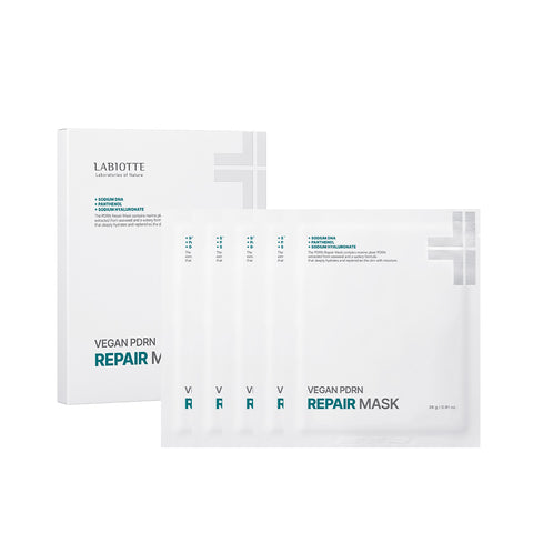 Labiotte Vegan PDRN Repair Mask 26g x 5 Sheets