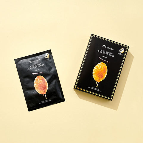 JM Solution Honey Glow Royal Propolis Mask Pack Black 30ml 50P
