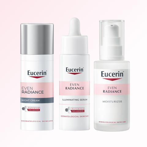 Eucerin Even Radiance Tiamidol Night Cream 50ml + Illuminating Serum 30ml + Moisturizer 50ml 3-Piece Set