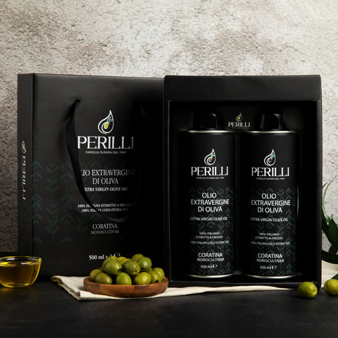 Grainon Perilli Extra Virgin Olive Oil Gift Set (500ml x 2)