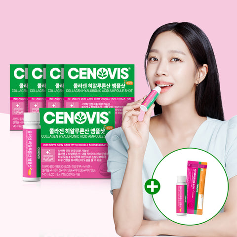 Cenovis Collagen Hyaluronic Ampoule Shot 20ml x 7 (140ml) (5 Pack)