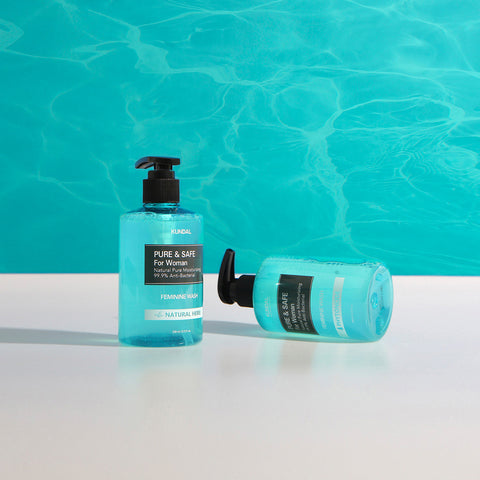 Kundal Pure & Safe Feminine Cleanser 300ml + Body Wash 100ml