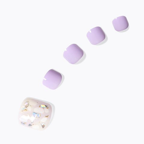 Dashing Diva Magic Press Pedicure Berry Peri Petal (MDR1265P)