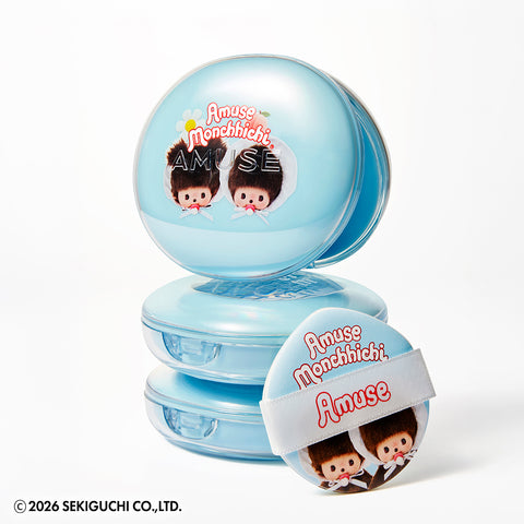 Amuse Airy Pore Cover Cushion (15g) SPF50+ Monchhichi Limited Edition