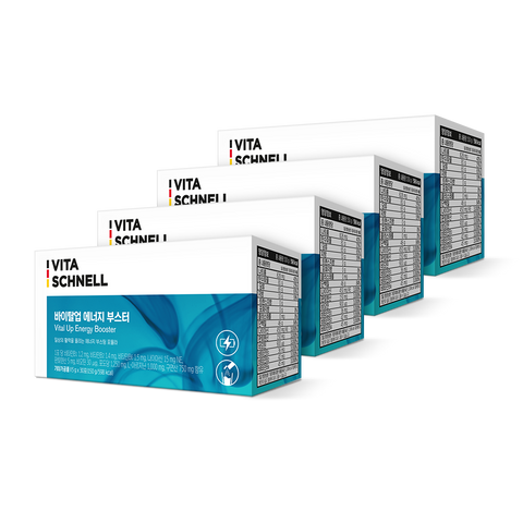 Nutrione VitaSchnell VitalUp Energy Booster 5g x 30 Sachets (Pack of 4)
