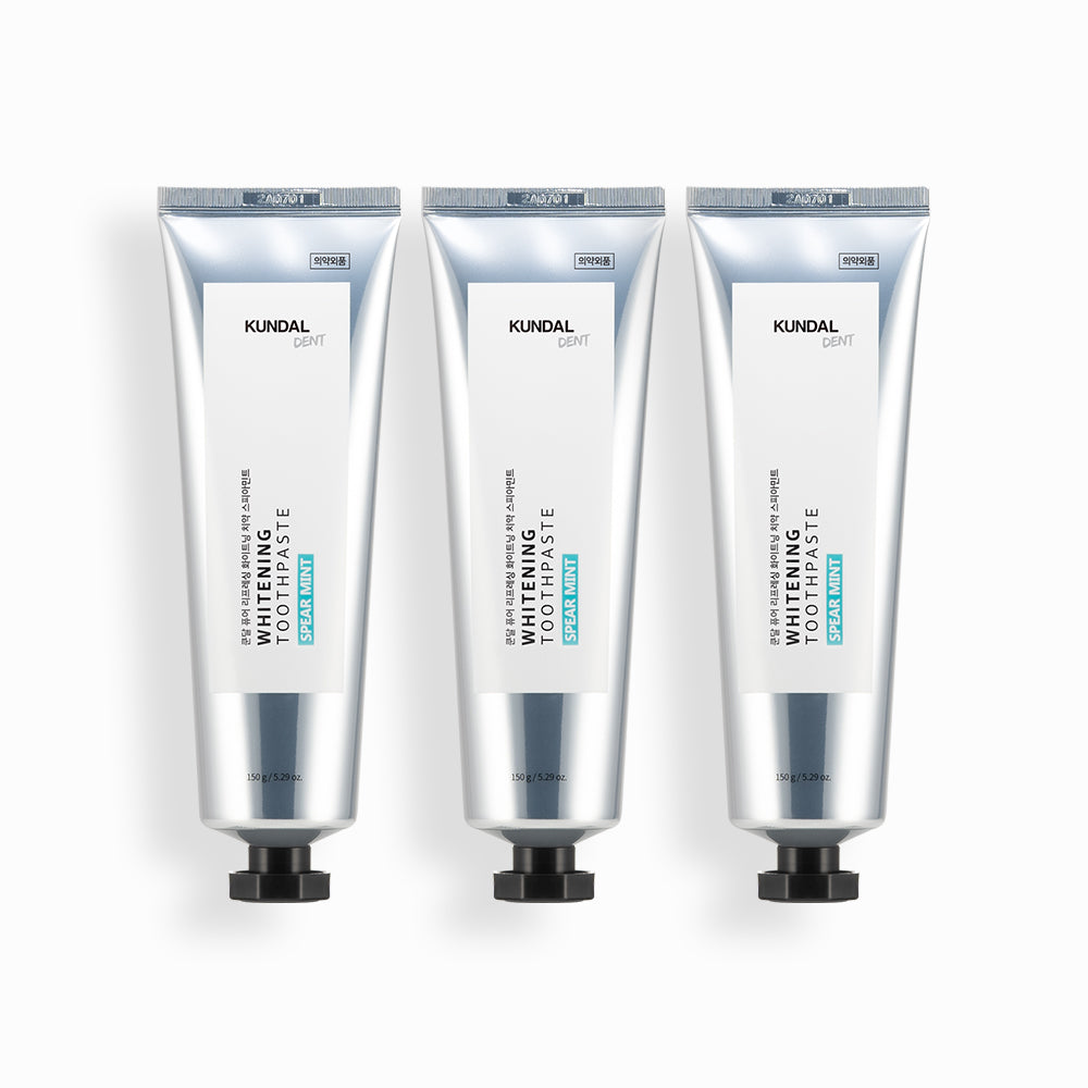 Kundal Pure Refreshing Whitening Toothpaste (3 Pack Set)