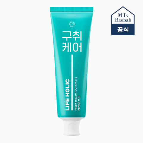 Milk Baobab Lifeholic Bad Breath Care Toothpaste Peppermint 100g