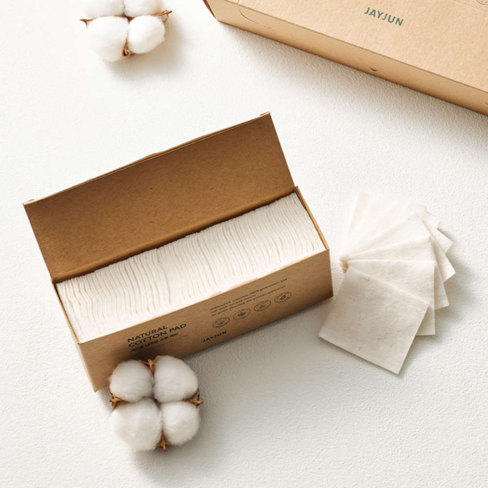 JAYJUN Natural Cotton Pads (50 pcs)