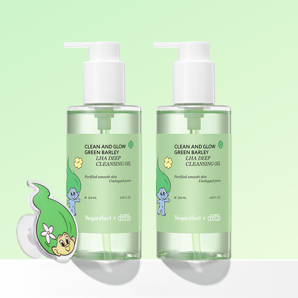 Veganifect Clean & Glow Barley LHA Deep Cleansing Oil 205ml (2 pack)