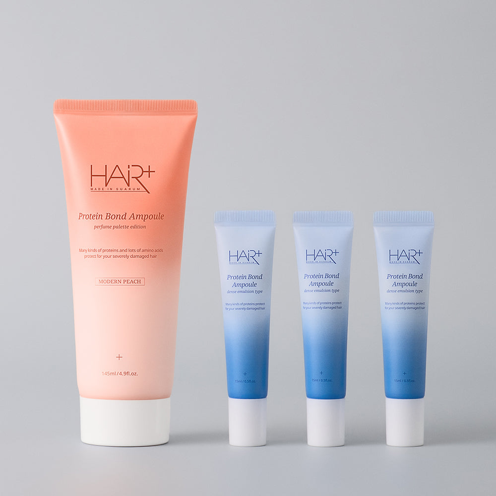 HairPlus Protein Bond Modern Peach Ampoule No-Wash Treatment 145ml