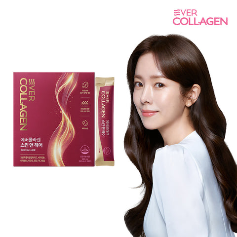 Newtree Ever Collagen Skin & Hair High-Potency GPH Peptide Collagen 1 Box (4 Weeks)