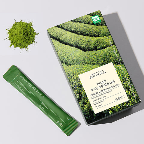 Esther Formula Organic Hadong Matcha 1198 14 Sticks x 8 Packs (Korean Origin)