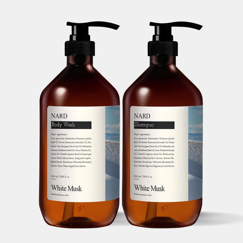 Nard Refresh Perfumed Body Wash/Shampoo 1000ml (2 Pack)