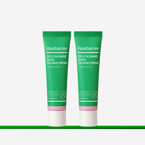 Real Barrier Cica Calamine Quick Calming Cream 30ml (2 Pack)