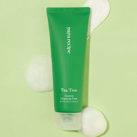 Papa Recipe Tea Tree Control Cleansing Foam 120ml (2 Pack)