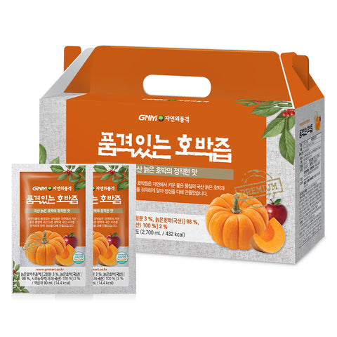 GNM Premium Korean Aged Pumpkin Juice (90ml x 30 Pouches)