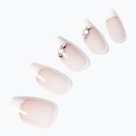 Dashing Diva Magic Press French Chaplet (Coffin) Nail Tips