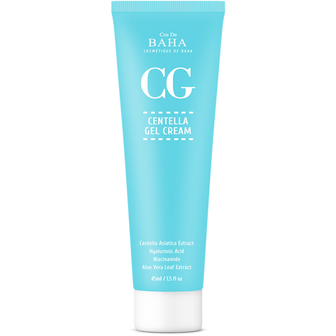 Cos De BAHA CG Centella Gel Cream (Madecassoside) - Cica Soothing Moisturizer 45ml