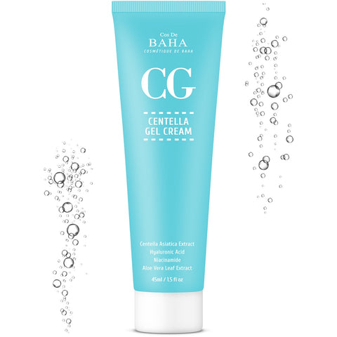 Cos De BAHA CG Centella Gel Cream (Madecassoside) - Cica Soothing Moisturizer 45ml