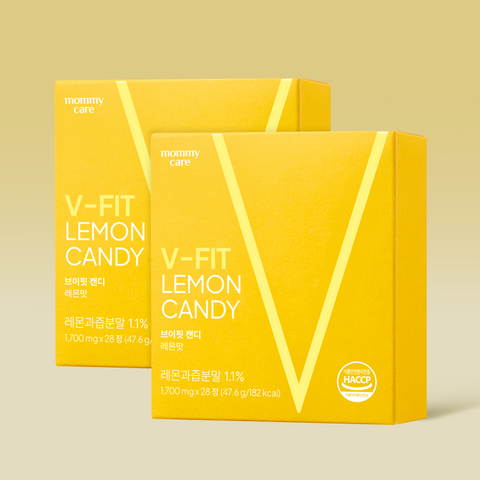 MommyCare V-Line V-Fit Candy Lemon (Organic Cactus Fruit Extract) 28g x 2 (1+1)