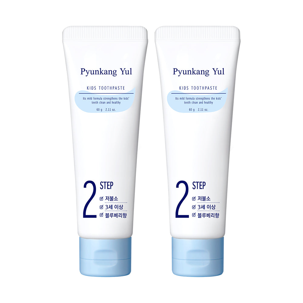 Pyunkang Yul Kids Low-Fluoride Toothpaste, Blueberry 60g (2 Pack)