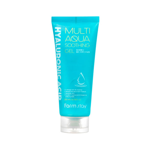 Farmstay Hyaluronic Multi Aqua Soothing Gel 200ml (2 pack)