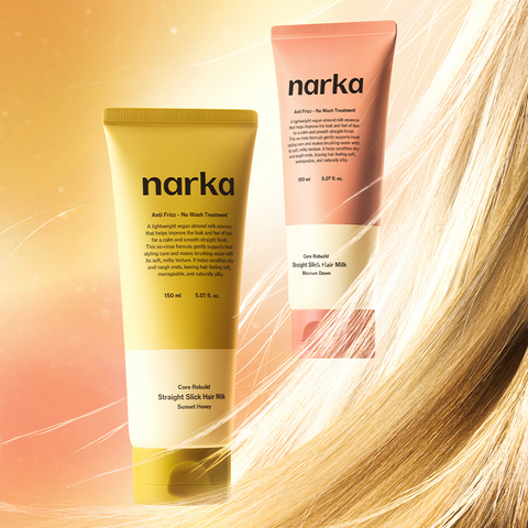 Narka Straight Slick Hair Milk 150ml (30ml Free)