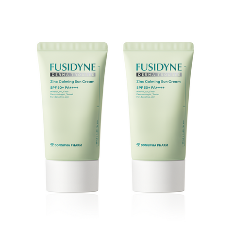 Dongwha Fusidyne Derma Trouble Zinc Calming Sun Cream SPF50+ 50ml (2 Pack)